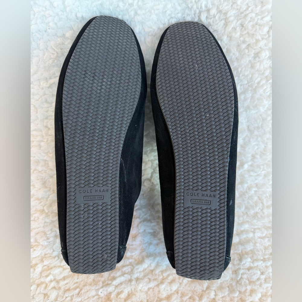 Cole Haan Grand Series Black Suede Bit Loafers Size 8.5 Comfort women’s - Picture 6 of 9